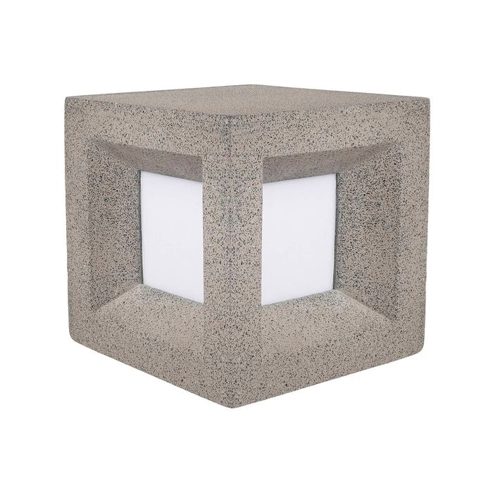 Brilliant Sarno Concrete Terrazzo Cube Wall Light