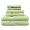 LINENOVA 6x Cotton Bath Towels Set Hand Towels Face Towels 550GSM - Pea-pod