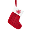 Lifebay Knitted Snowflake Letter Christmas Stocking