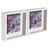 Nicola Spring 5 Piece 8 X 8 3d Shadow Deep Box Photo Frame Set - Craft Display Picture Frame With 6 X 6 Mount