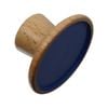 Adoored 45mm Dark Blue Round Cabinet Knob - 2 Pack
