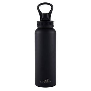 Sprinkler Alfie Insulated Drink Bottle Keeps Drinks Cold 12Hrs 1L Black