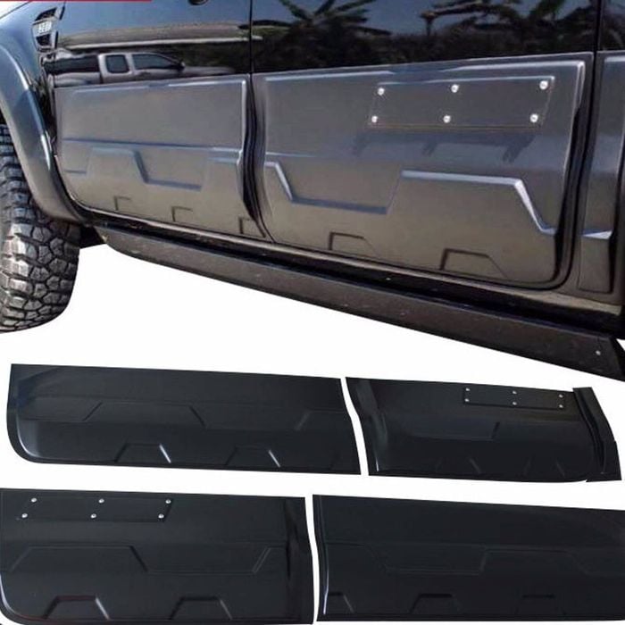 TRADIESCHOICE Side Door Body Moulding Cladding Trim for Ford Ranger PX PX2 PX3 2011-2022 | Enhanced Protection and Style