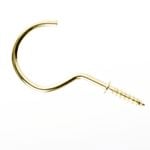 Everhang 18mm White PVC Cup Hook - 25 Pack