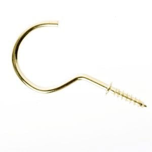 Everhang 18mm White PVC Cup Hook - 25 Pack