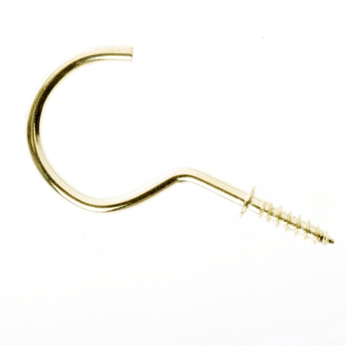 Everhang 18mm White PVC Cup Hook - 25 Pack