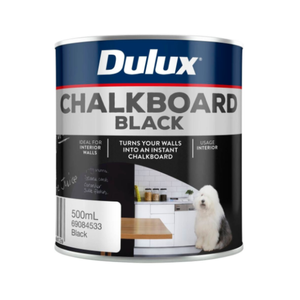 Dulux 500ml Black Design Chalkboard Paint - 500ml