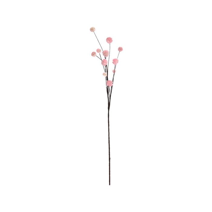 UN-REAL 90cm Pink Billy Buttons Dried Artificial Flower