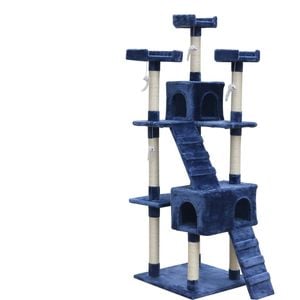 Yes4pets 180 Cm Cat Kitten Scratching Post Tree W Ladder-blue