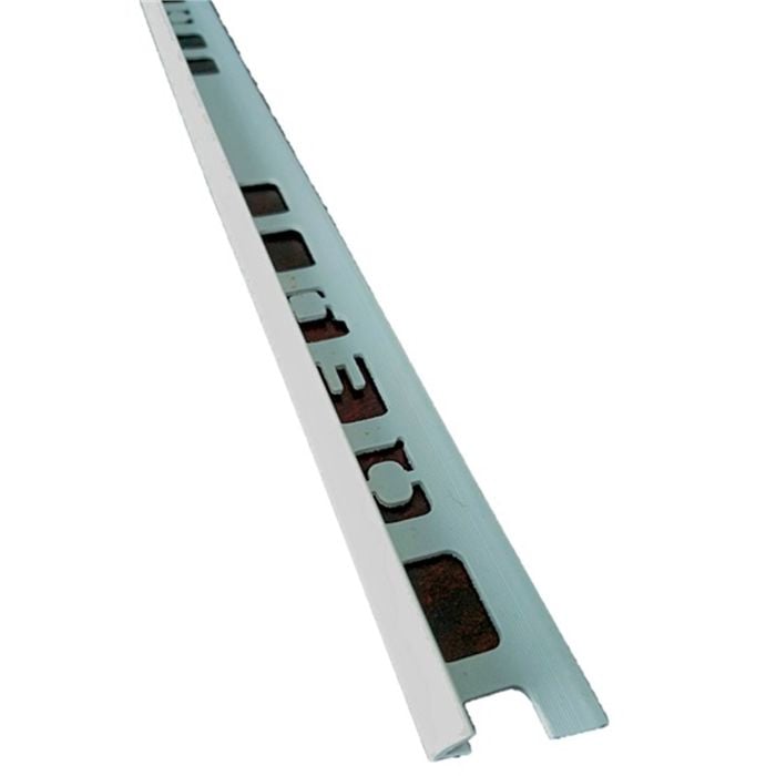 QEP Tile Trim PVC 10mm x 2.5m White