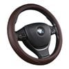 Universal 38cm Car Steering Wheel Cover Stitching PU Leather Car Cover