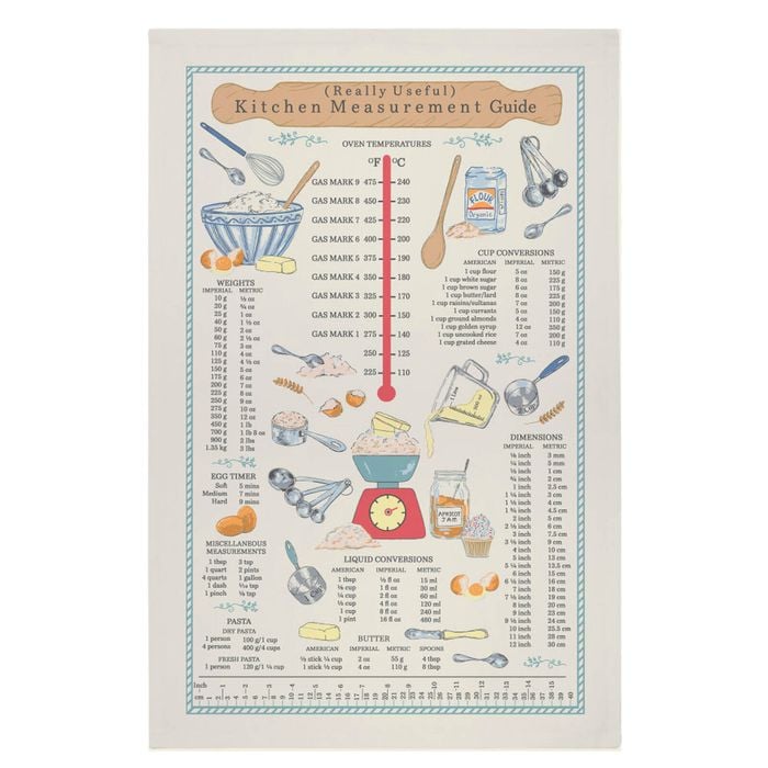 Ulster Weavers Kitchen Measurements Cotton Tea Towel