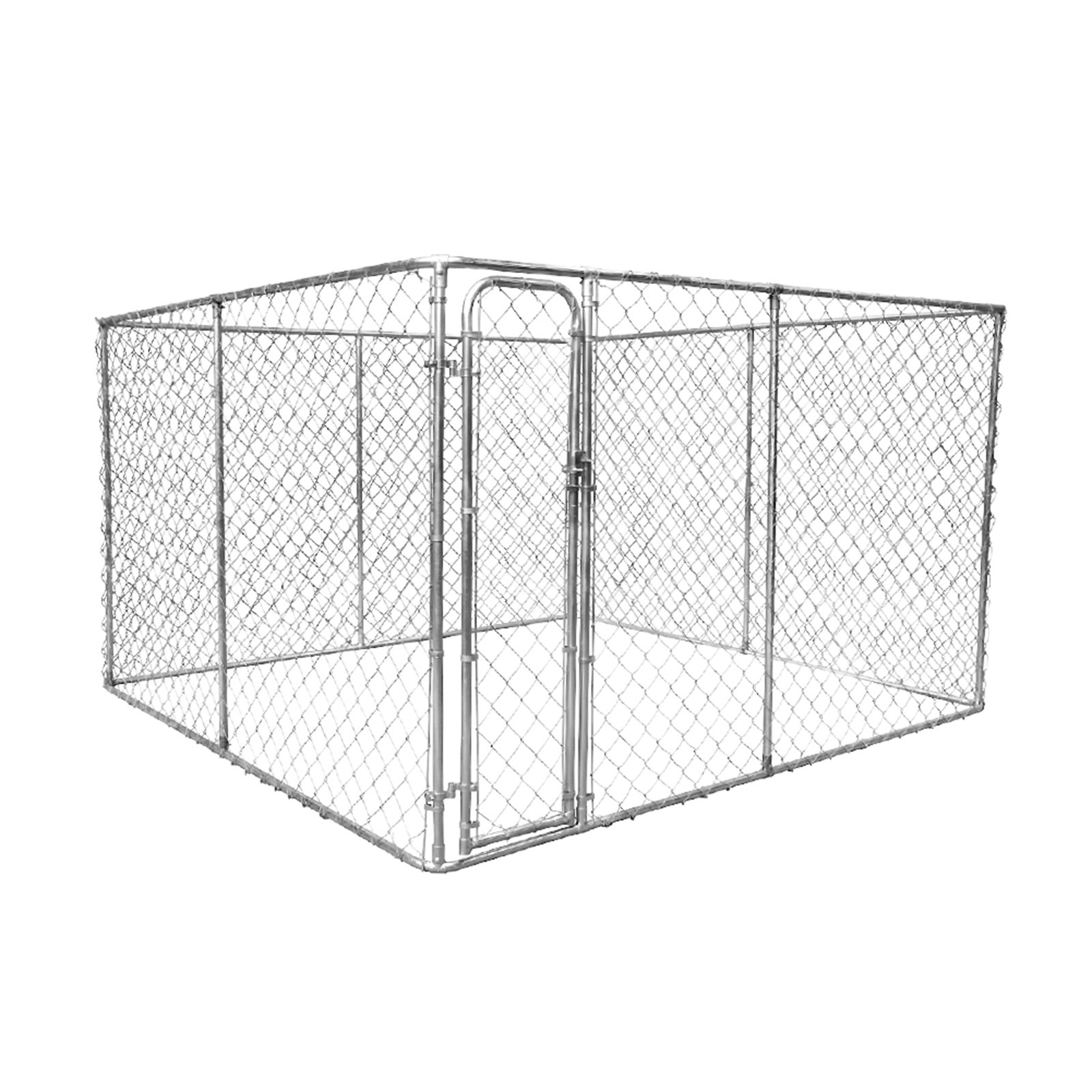 RapidMesh 2 In 1 Galvanised Steel Dog Run And Kennel Animal Enclosure Bunnings Australia