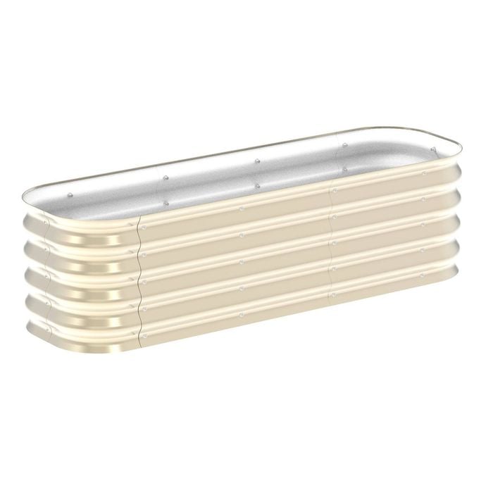 Birdies 370mm Merino/Paperbark 6 Small Sizes In 1 Raised Garden Bed