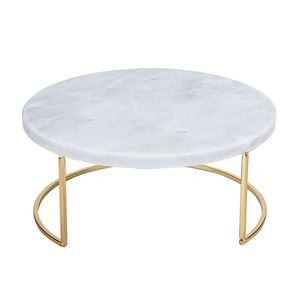 NF Living Stacked Serving Tray Large Display 20x9 Top Gold Frame