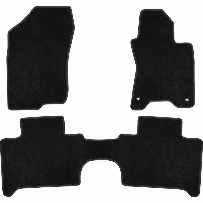 For Nissan Navara NP300 (D23) 03/2015-On Custom Black Car Carpets Floor Mats