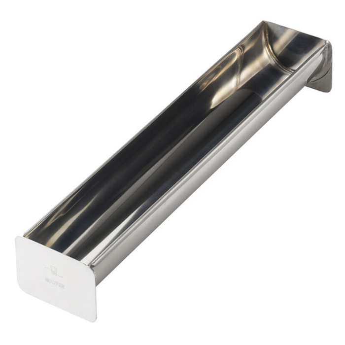 Matfer Bourgeat Stainless Steel Yule Log Mould - 500x80mm