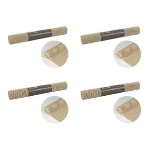4x Top Chef Beige Non Slip Drawer Liner PVC Material Versatile Use - 40x100cm
