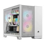 Corsair 2500D Airflow Tempered Glass mATX, ATX Mid-Tower, White Dual Chamber case 2024