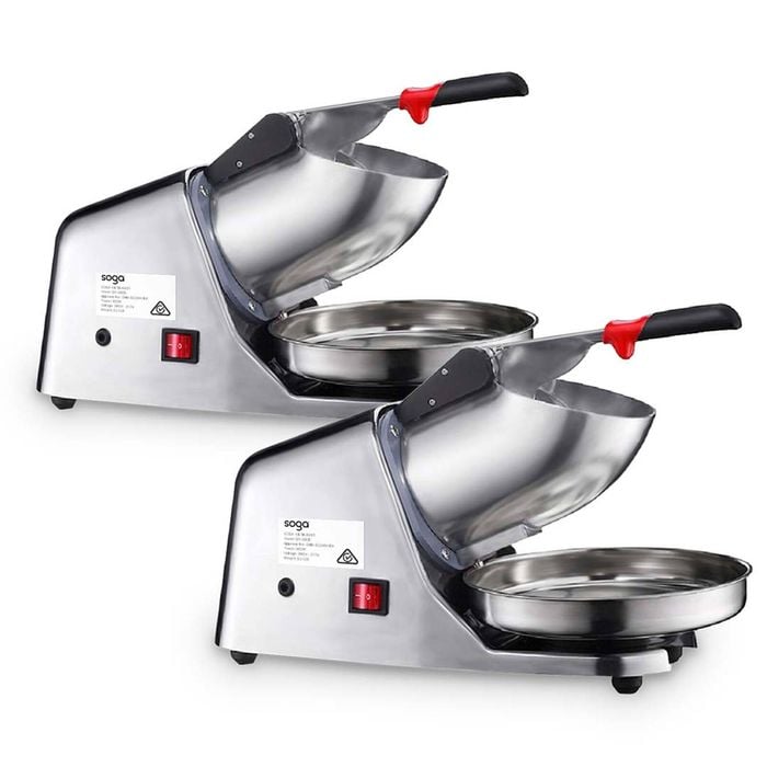 SOGA 2X 300W Electric Ice Shavers – Commercial Use