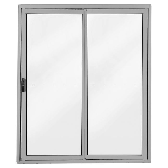 Polar Eco-View Windows 2145 x 1800mm Silver Grey Aluminium Sliding Door Kit