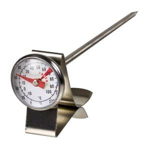 Davis & Waddell Milk Frothing 2x13cm -10°c To 100°c Thermometer Glass/stainless