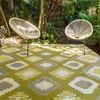 Outdoor Rug - Positano Yellow White And Grey