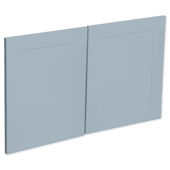 Kaboodle 900mm Danish Blue Alpine Medium Rangehood Doors - 2 Pack