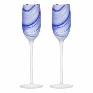 Tempa Skylar Set of 2 Champagne Glasses - Ocean