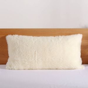 Dreamaker Australian Wool Pile Pillow Protector - King Size 50x90cm