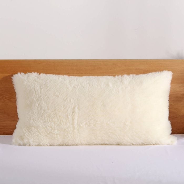 Dreamaker Australian Wool Pile Pillow Protector - King Size 50x90cm