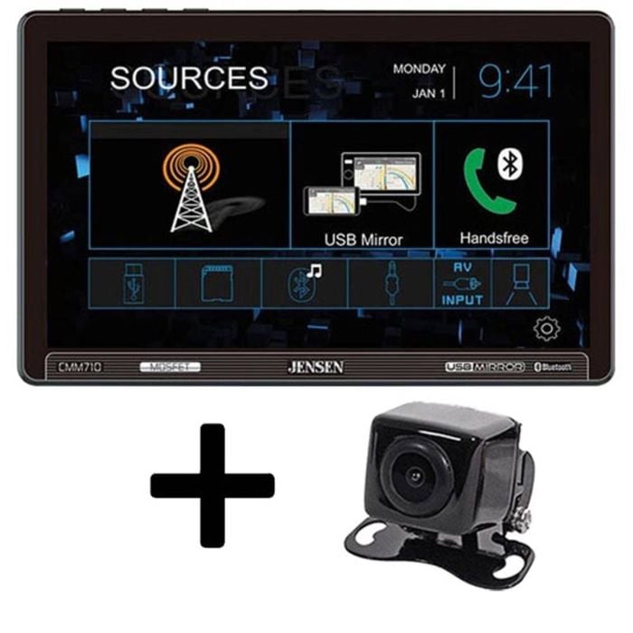Jensen CMM710 Multimedia Receiver w Reverse Camera