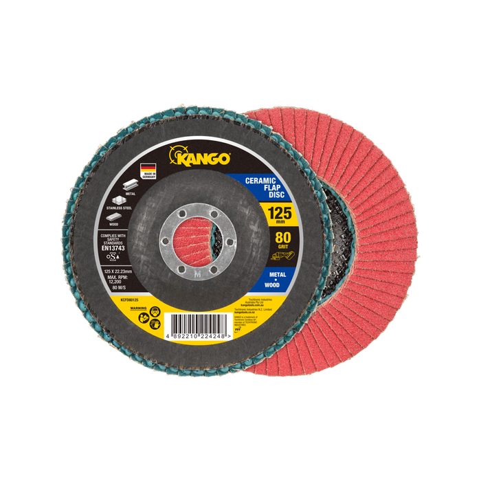 Kango 125mm 80G Ceramic Flap Disc