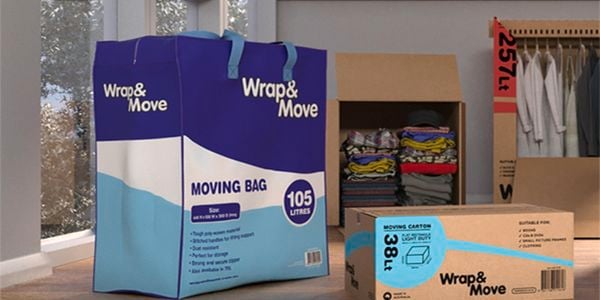 moving boxes and moving bags