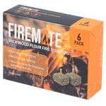 Firemate Wick Wood Flour Fire Starters - 6 Pack