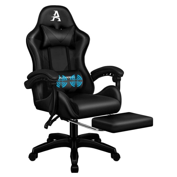 ALFORDSON Massage Gaming Chair BLack