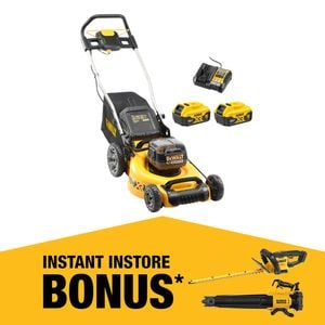 DeWALT 2 x 18V XR Brushless Mower Kit DCMW564P2-XE
