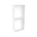 Lugna 2048 x 900 x 380mm White Double Hanging Robe Insert