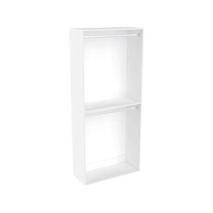 Lugna 2048 x 900 x 380mm White Double Hanging Robe Insert