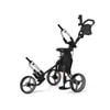Costway Foldable Golf Buggy Trolley 3 Wheels Golf Club Push Cart Black
