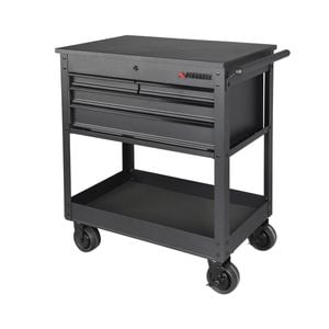 Pinnacle 79cm 31" Black Matte Service Cart
