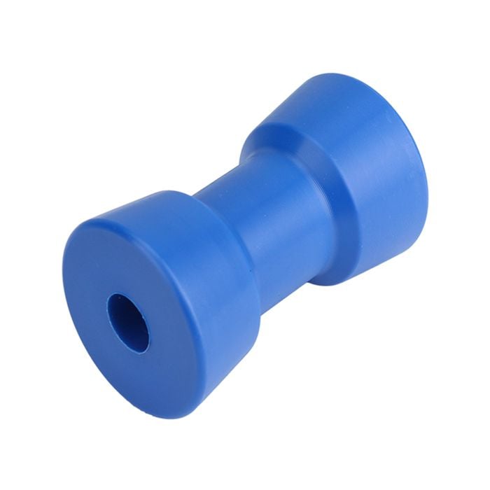 Sunrise Nylon Roller Keel Roller 4" 17mm Bore Blue - Brn104