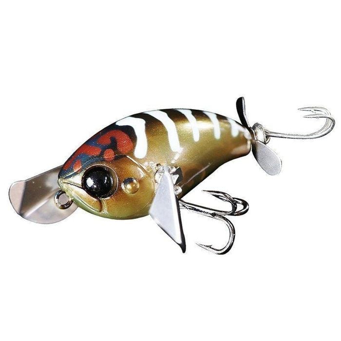 Jackall Micro Pompadour Surface Fishing Lure Bug Bug Clear Brown
