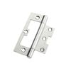 Lane 100 x 65 x 2mm Polished Chrome Fixed Pin Durasmooth Easy Fit Hinge