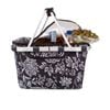 Sachi Insulated Carry Basket with Lid Camelia Black