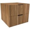 Lugna 512 x 600 x 580mm Cove 2 Drawer Storage Cabinet