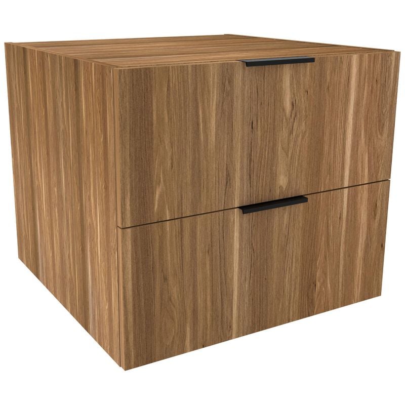 Lugna 512 x 600 x 580mm Cove 2 Drawer Storage Cabinet