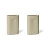 2PK E Style Keziah 26cm Ceramic Flower Vase Decor - Soft Green