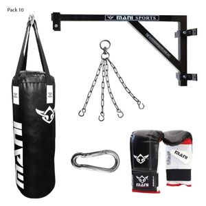Fixed Wall Bracket + 90cm 3ft Punching Bag + Mitts + Bag Chain + Hook