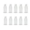 10x 300ml Pet Juice Bottles + Tamper Evident Caps - Empty Plastic Recyclable Clear